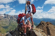 Giro ad anello della Punta di Ercavallo (3063 m.) dal Rif. Bozzi il 13 ag. 2013  - FOTOGALLERY